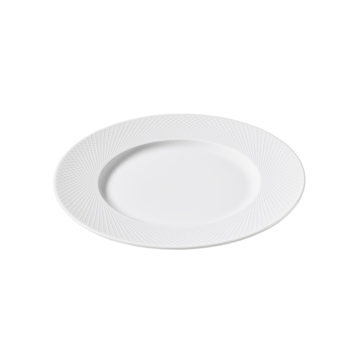 Degrenne Collezione Graphique Blanc Classique White Piatto rotondo da dessert 22,5 cm